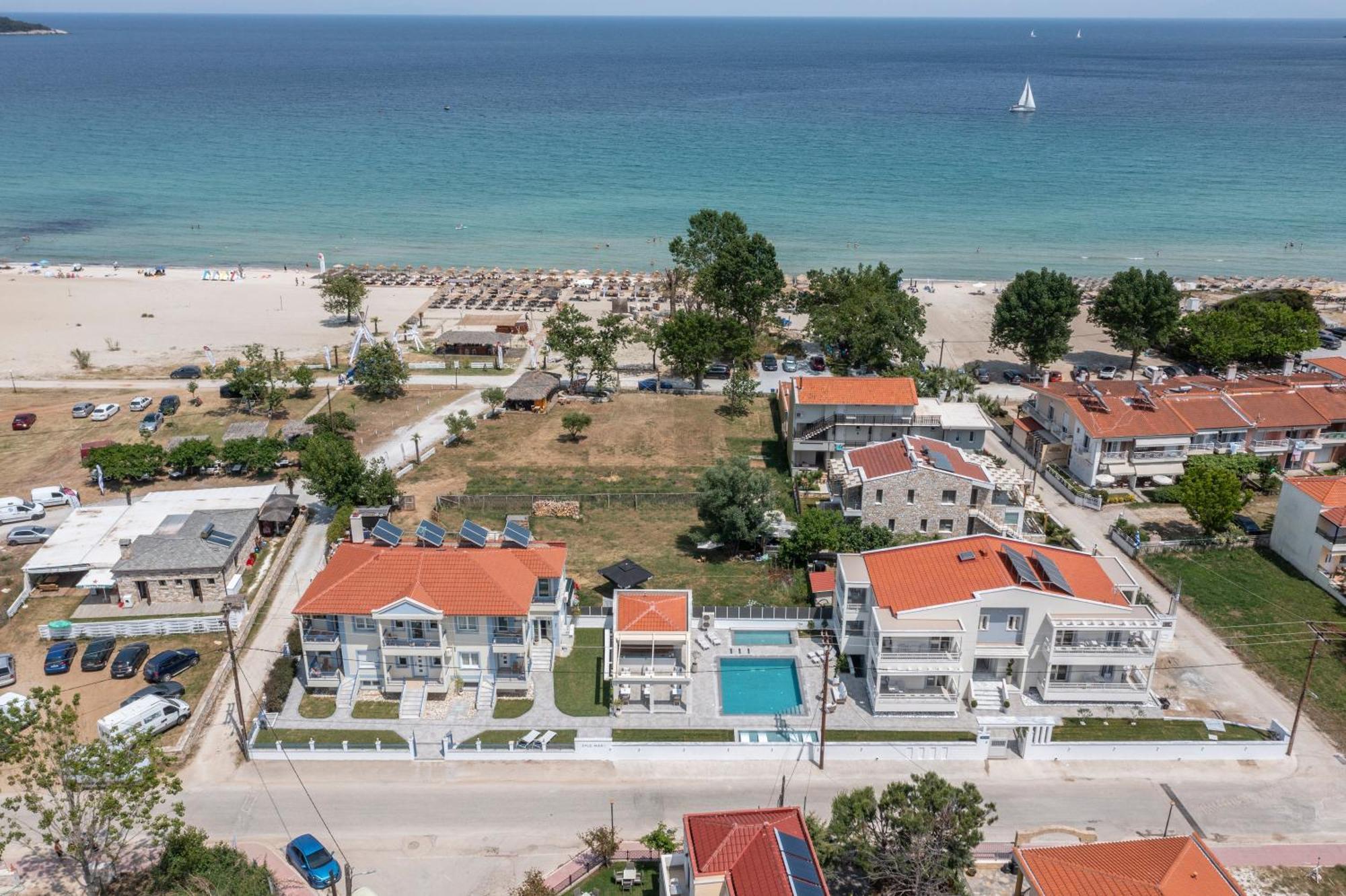 Hotel Sole Mare à Chrysi Ammoudia Extérieur photo